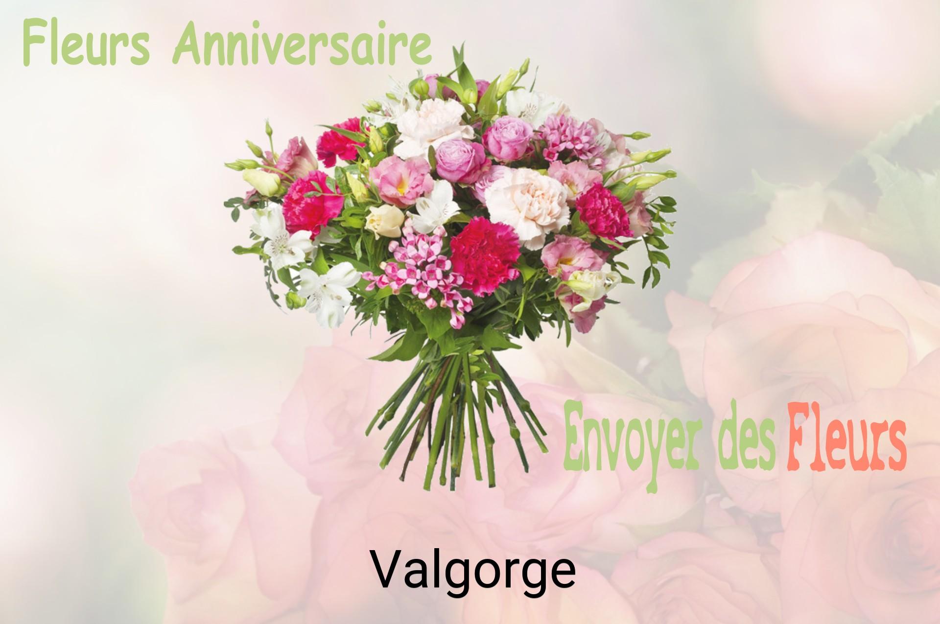 Bouquet de fleurs d’anniversaire livré à Valgorge