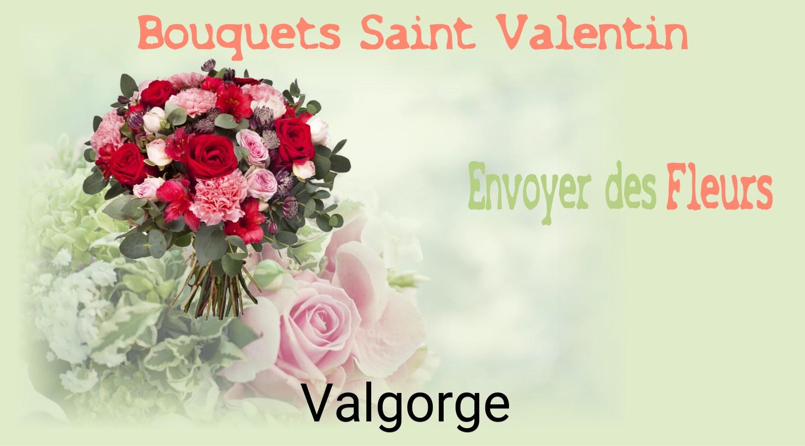 Roses de Saint-Valentin livrées à Valgorge